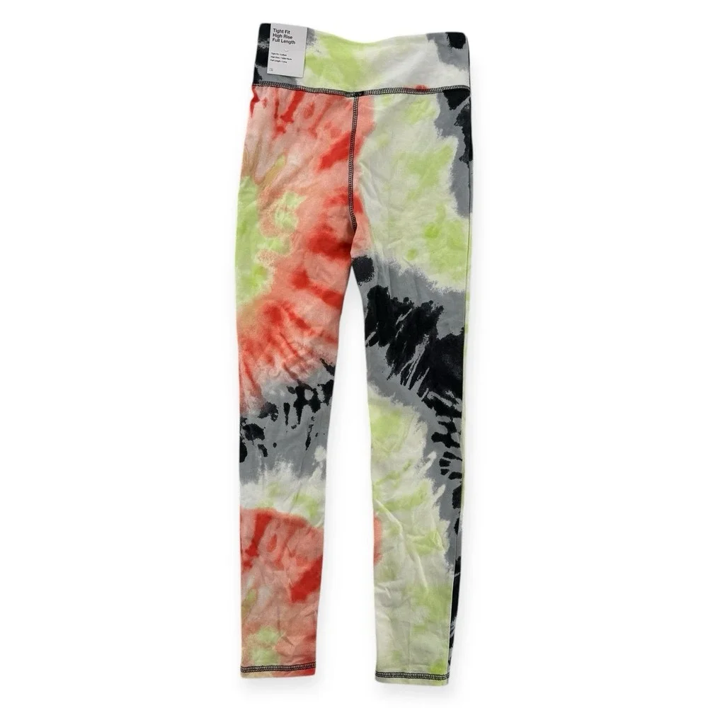 Nike Active Leggings Girls Large High Rise Full Length Tight‎ Fit Tie Dye NWT